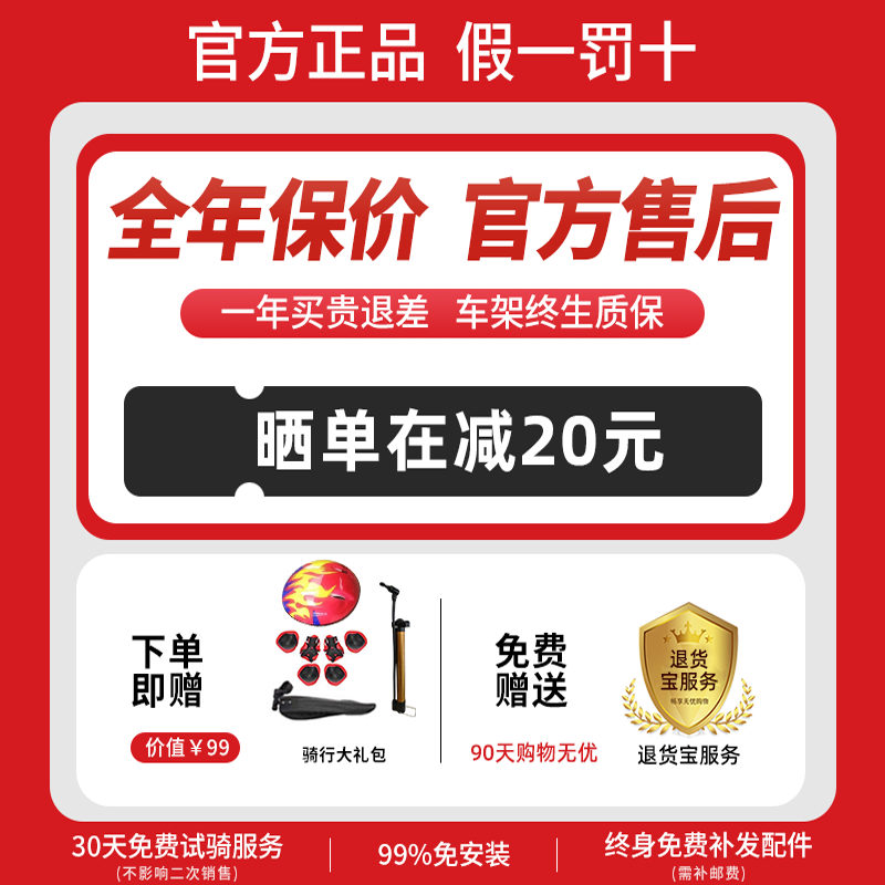 凤凰减震儿童平衡车1-6岁宝宝无脚踏3岁以上滑行滑步车学步单车