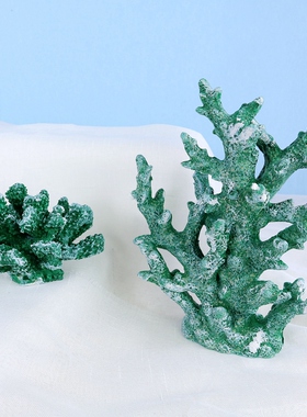 地中海风树脂龙宫财富拍摄装饰品