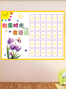 创意心愿墙许愿树照片墙贴