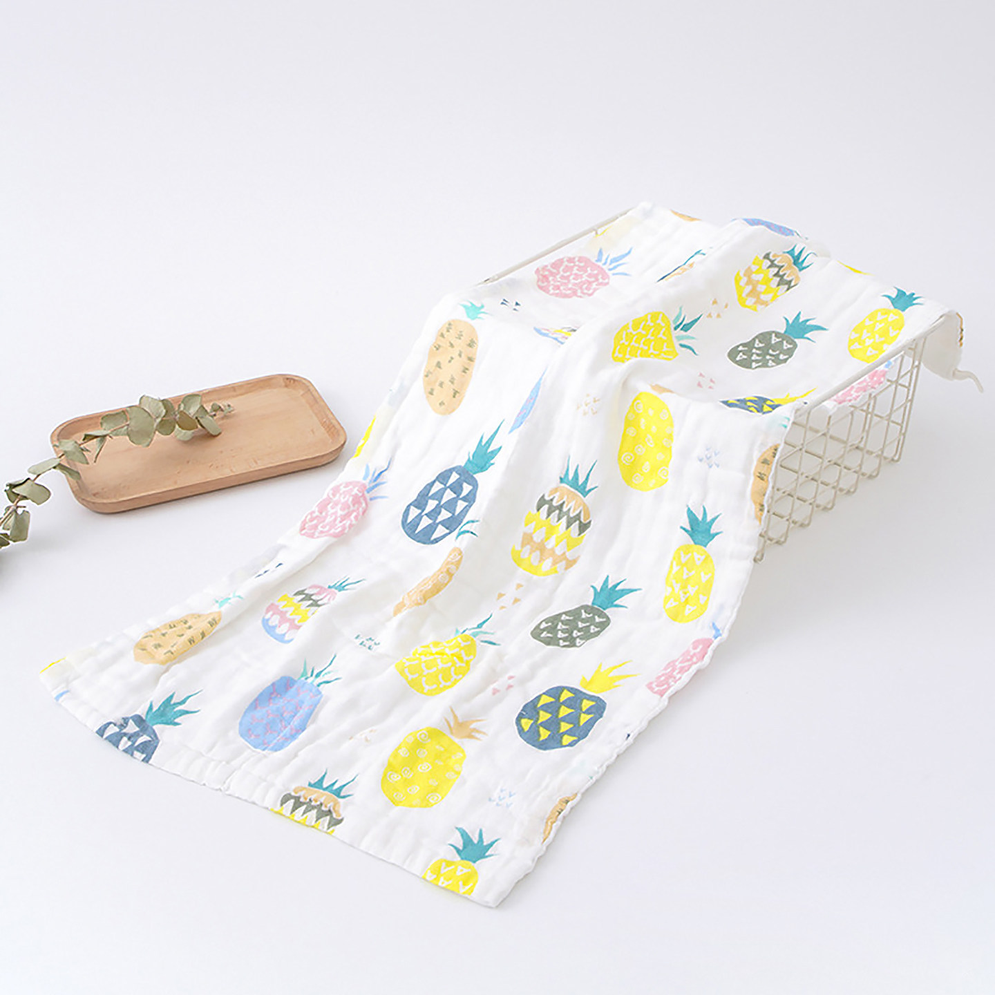 婴儿纱布毛巾纯棉长方形新生儿洗脸儿童宝宝洗澡纱巾小方巾超柔软