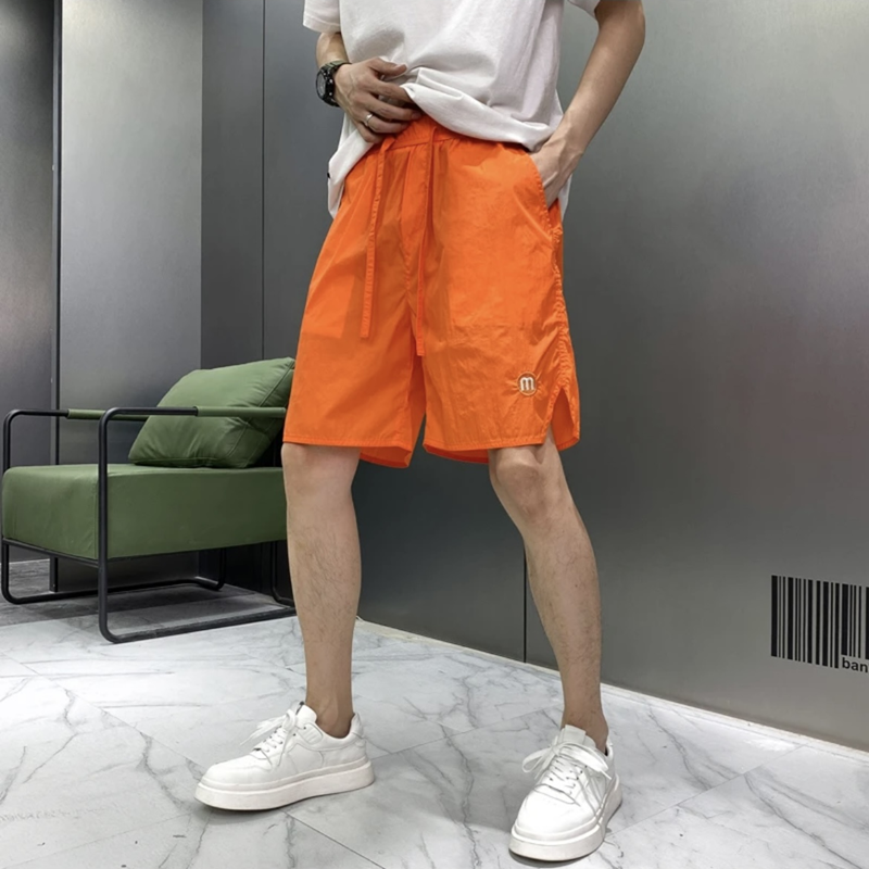 夏季新款男士速干短裤潮牌直筒休闲冰丝运动五分裤时尚百搭沙滩裤,淘宝优惠券,粉丝福利购,淘宝优惠卷