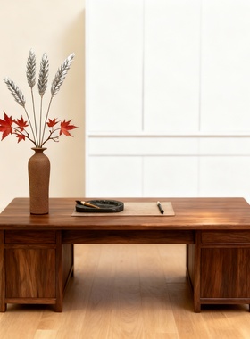 陶瓷花瓶枫叶麦穗装饰摆件