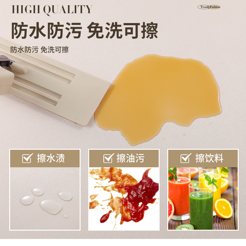 2025新年喜庆厨房地垫防水可擦免洗防滑耐脏可裁剪可定制家用脚垫 - 图1