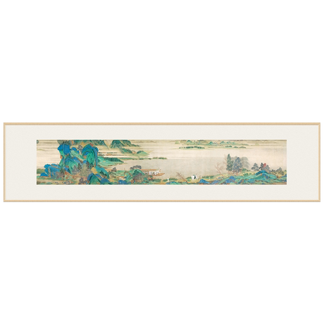 Xunyang Farewell Picture New Chinese Living Room Decoration Painting Ink Landscape Bedroom Wall Painting Horizontal Chinese