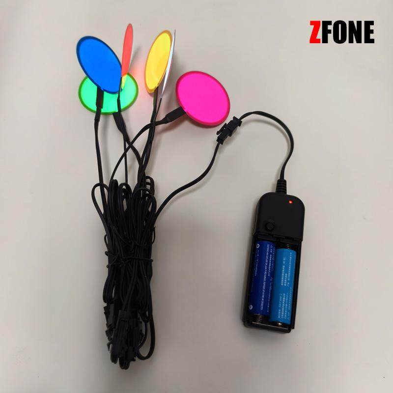 圆形LED冷光片发光片超薄发光板电池款冷光灯片柔性异形定制灯板,淘宝优惠券,粉丝福利购,淘宝优惠卷