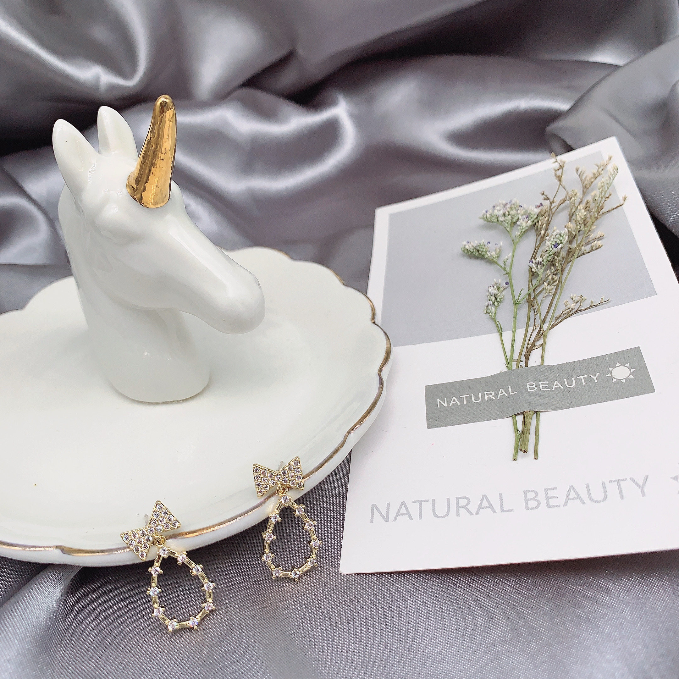 connie charles中国风法式ins耳钉 Connie Charles轻奢饰品耳钉