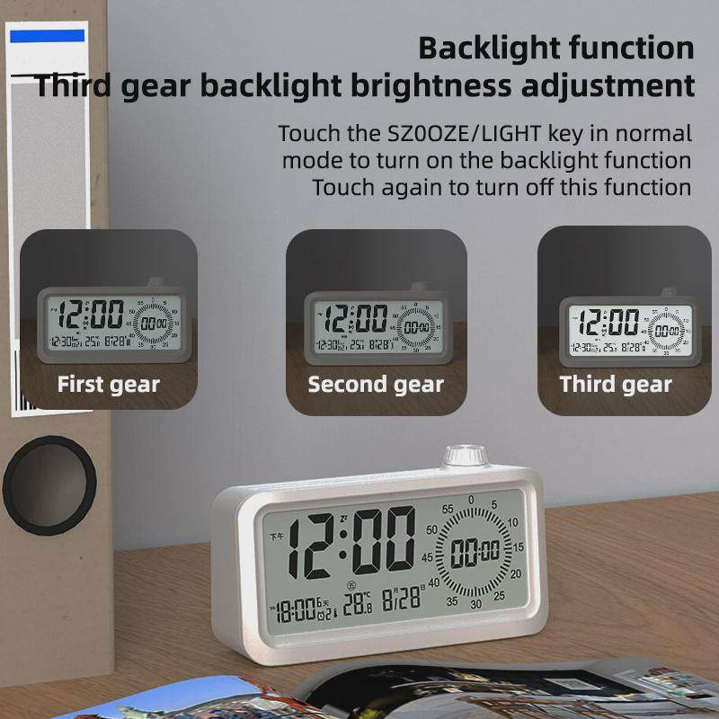 新款儿童学习定时提醒器可视化计时器三组闹铃夜光双显示计时闹钟,淘宝优惠券,粉丝福利购,淘宝优惠卷