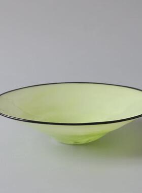 博西家居玻璃花瓶摆件客厅插花复古创意水培器皿精致大口径花器