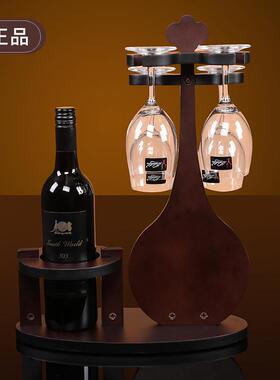 酒神牌琵琶琴酒架红酒实木创意欧式酒架欧式葡萄酒酒架木质红酒架