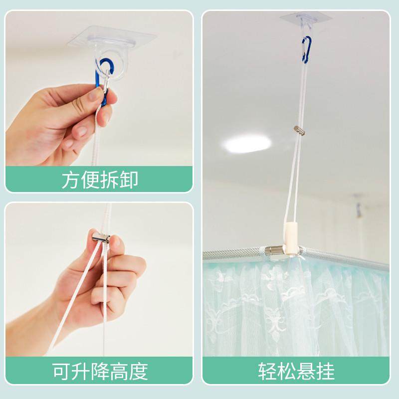 吊顶蚊帐用2025新款粘钩式子母床上下铺梯形一体用儿童上下床,淘宝优惠券,粉丝福利购,淘宝优惠卷