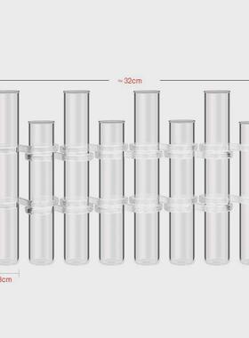 北欧ins试管花艺玻璃水培花瓶货源透明植物家居插花装饰