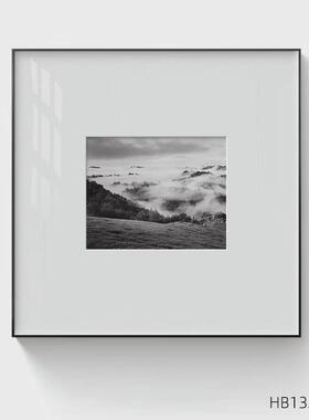19EK现代简约客厅装饰画黑白摄影风景挂画卧室走廊书房壁画极简挂