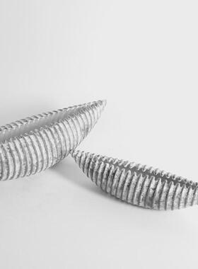 现代简约穿行盆做旧创意酒店家居客厅电视柜装饰品玄关摆件摆设