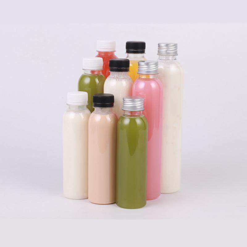 250ml350ml500ml透明PET塑料瓶一次性饮料果汁瓶子奶茶圆形瓶带盖,淘宝优惠券,粉丝福利购,淘宝优惠卷
