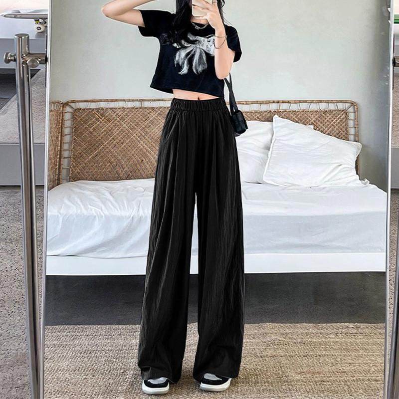 咸菜色阔腿山本裤女夏薄款胖妹妹mm宽松显瘦垂感小个子,淘宝优惠券,粉丝福利购,淘宝优惠卷