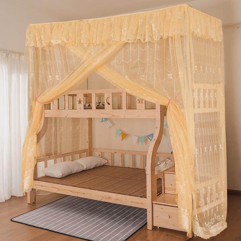 宫廷双层床子母床儿童床蚊帐1.2上下铺高低床梯形一体式1.5含支架,淘宝优惠券,粉丝福利购,淘宝优惠卷