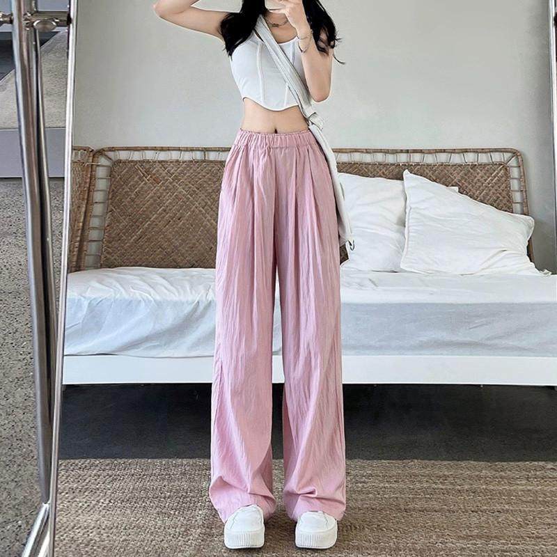 咸菜色阔腿山本裤女夏薄款胖妹妹mm宽松显瘦垂感小个子,淘宝优惠券,粉丝福利购,淘宝优惠卷