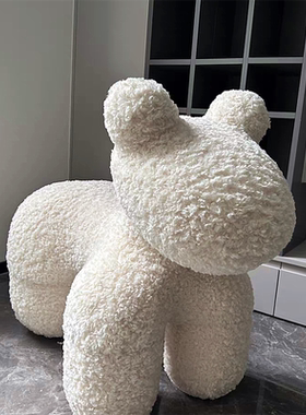 网红小马椅子动物造型座椅儿童沙发客厅装饰大摆件落地乔迁送礼物