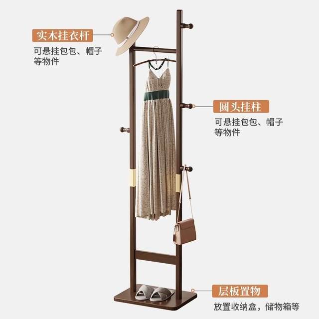 Simple floor-standing clothes and hat racks for home bedroom clothes racks room clothes rack storage rack wholesale