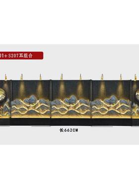 z54g水幕墙流水屏风鱼池酒店会所玄关别墅庭院水景墙假山影壁喷泉