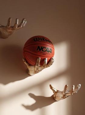 篮球足球 球托支架托底座 排球球迷收藏室内装饰摆放球台球座壁挂