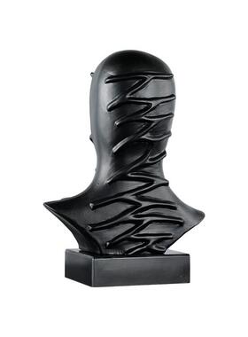 热销现代简约艺术人物摆件家居饰品抽象极简黑色饰品摆设