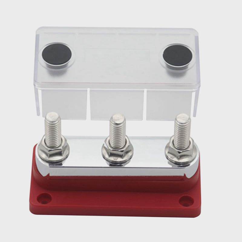 房车船舶汇线排M10大电流600A接线螺柱红黑色3螺柱配电块汇线排,淘宝优惠券,粉丝福利购,淘宝优惠卷