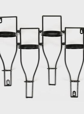 壁挂红酒架酒架子展示架酒吧挂墙上葡萄酒架酒瓶架铁艺红酒支架