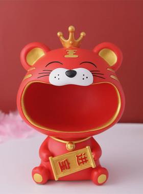 安娜贝儿托盘钱罐收纳托盘摆件客厅办公桌面轻奢家居树脂工艺品