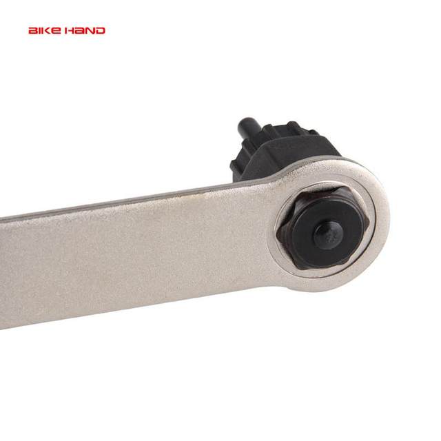 BIKE HAND Bicycle Fly Installation and Disassembly Tool Wrench Road Mountain Cable Flywheel Repair and Maintenance