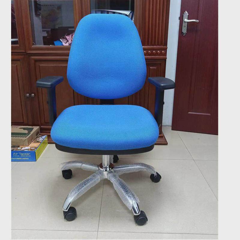 舒适职员办公电脑椅蓝色绒布椅学生椅升降转椅前台椅学习椅员工椅,淘宝优惠券,粉丝福利购,淘宝优惠卷