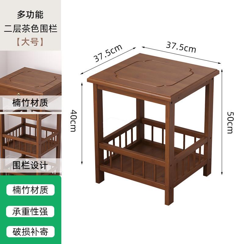 New Chinese-style tea cabinet storage rack Bogu rack tea set rack floor-standing tea table side cabinet home display rack with drawer