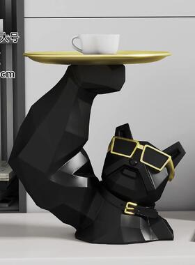 几何招财猫收纳摆件桌面电视柜茶几酒柜玄关办公桌乔迁送礼装饰品