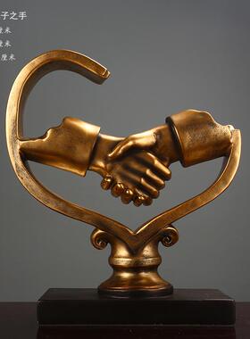 现代轻奢别墅软装家居摆件书柜书房高端柜子高档装饰办公室工艺品