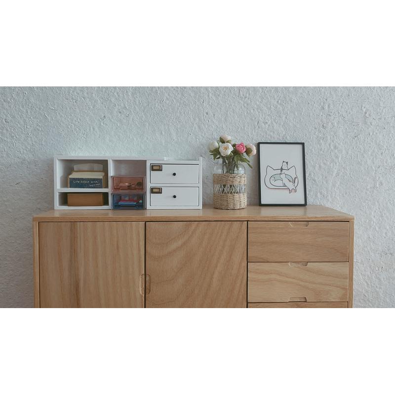 小号五件套/抽屉式收纳盒1:6ob11gsc小布bjd娃屋模型 - 图2