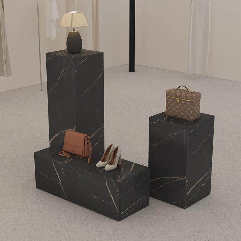 地台展示台服装店模特橱窗底座定制饰品摆件陈列台洞石纹风增高台,淘宝优惠券,粉丝福利购,淘宝优惠卷