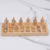 Wooden Jewelry Display Tray Ring Holder Beech Jewelry Desktop Storage Wooden Tray
