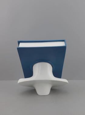 北欧简约树脂脸书客厅创意样板房书房人物雕塑摆件家居软装饰品