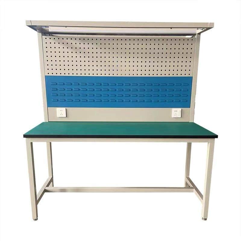 防静电工作台双挂板带灯车间工作台多功能模具打包台装配维修桌子,淘宝优惠券,粉丝福利购,淘宝优惠卷