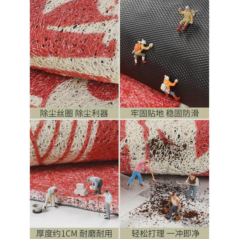 中式入户门地垫大门口进门丝圈脚垫玄关室外门垫门前塑料蹭土地毯,淘宝优惠券,粉丝福利购,淘宝优惠卷