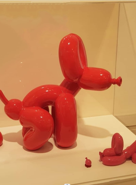 杰夫昆斯JeffKoons便便气球狗狗治愈系摆件雕塑北欧ins潮流壁挂