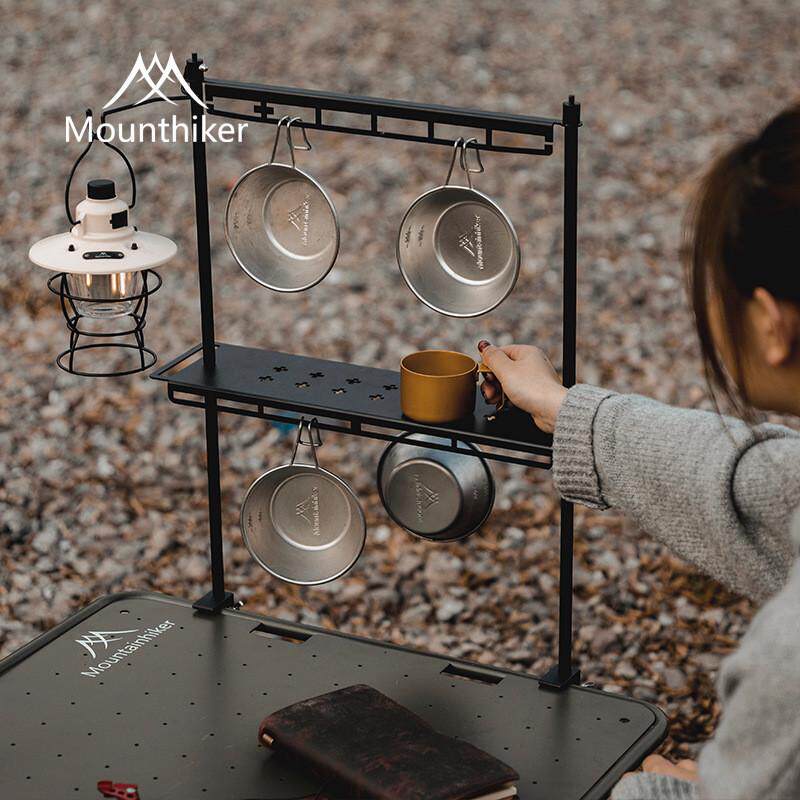 山之客户外蛋卷桌置物架铝金折叠露营桌面收纳支架层架餐具挂架,淘宝优惠券,粉丝福利购,淘宝优惠卷