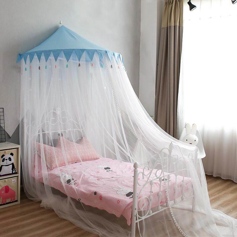 39n帐篷公主风女孩梦幻儿童蚊帐吊挂免打孔家用半圆顶子母床幔纱,淘宝优惠券,粉丝福利购,淘宝优惠卷