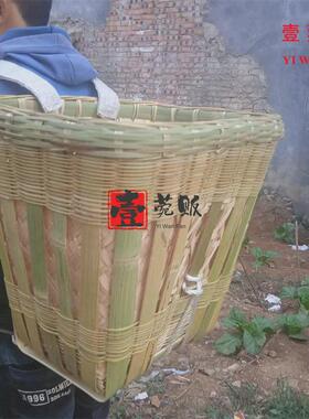 贵州竹编背篓成人用竹子背篼背罗筐买菜购物背箩采茶蘑菇收纳筐