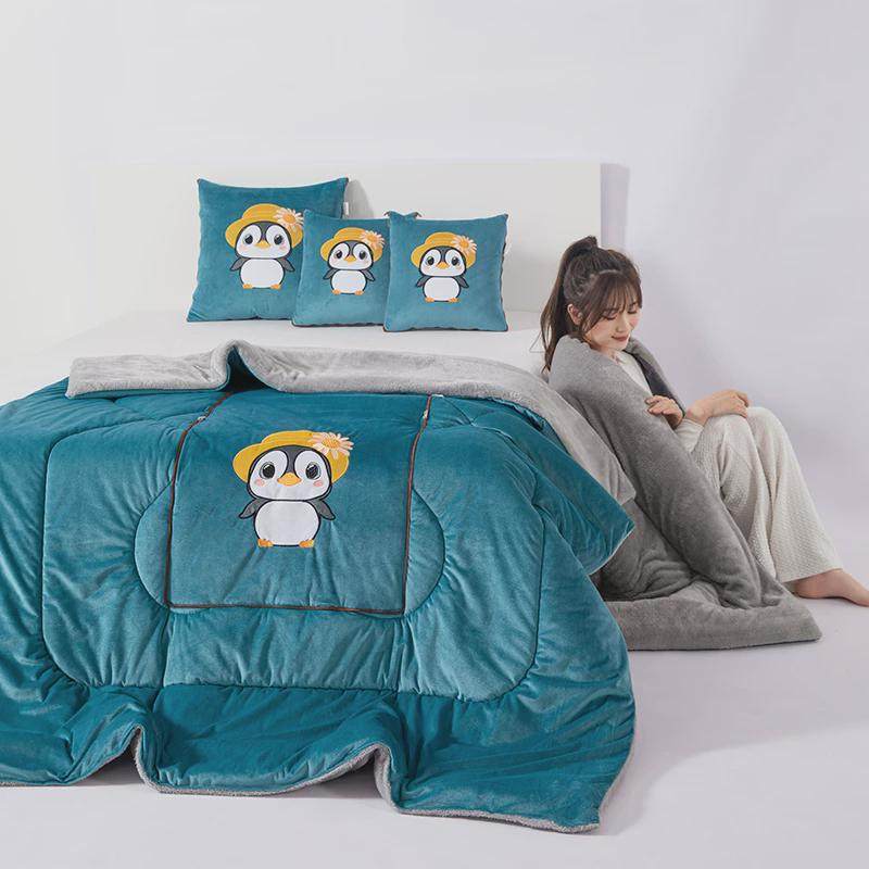 卡通抱枕被子两用加厚汽车靠垫枕头被办公室沙发午睡可折叠空调被,淘宝优惠券,粉丝福利购,淘宝优惠卷