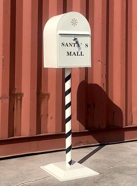 邮箱复古铁艺信箱报箱指示牌庭院装饰落地摆件工业风摄影道具欧式