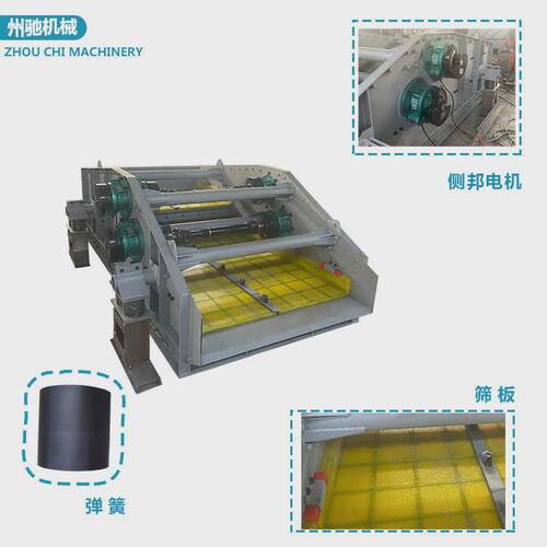 双层脱水筛直线筛脱水脱设备筛矿用筛分介振动筛选机 - 图3