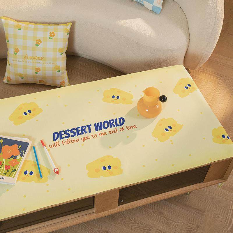 风客厅茶几布防水防烫盖布盖巾ins网红卡其色餐桌布台布,淘宝优惠券,粉丝福利购,淘宝优惠卷