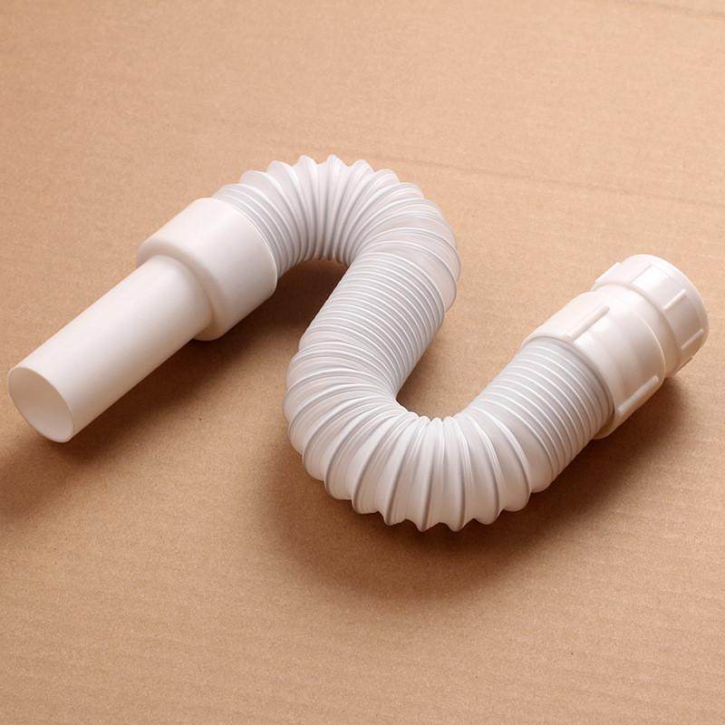 台盆洗面盆连身下水器专用软管35mm外牙外螺纹钢丝伸缩加长排水管,淘宝优惠券,粉丝福利购,淘宝优惠卷