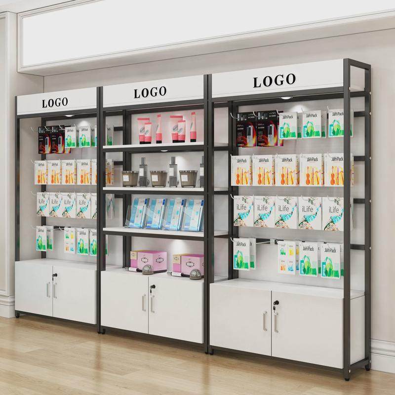 超市货架陈列架便利店货架母婴精品店钢木货柜食品文具展示架,淘宝优惠券,粉丝福利购,淘宝优惠卷
